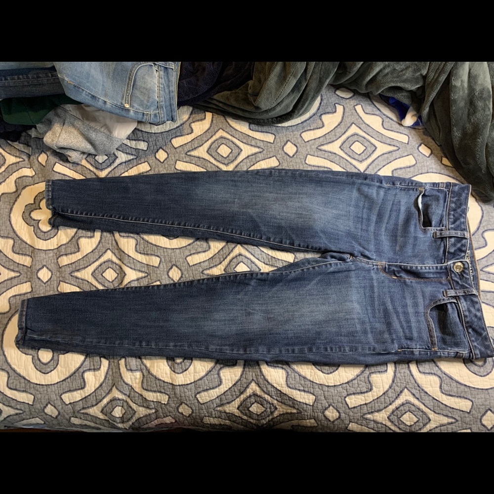 American eagle jeans, hi rise jeggins size 8